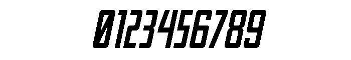 Thunder Nova Semi-Italic Font OTHER CHARS