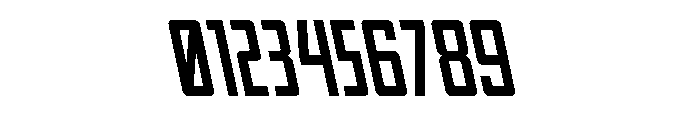 Thunder Nova Semi-Leftalic Font OTHER CHARS