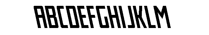 Thunder Nova Semi-Leftalic FONT