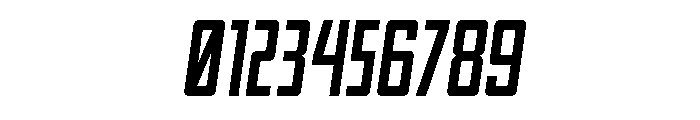 Thunder Nova Slight-Italic Font OTHER CHARS