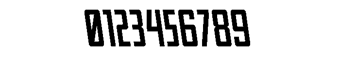 Thunder Nova Slight-Leftalic Font OTHER CHARS