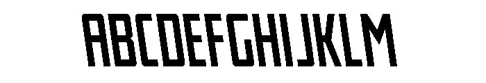 Thunder Nova Slight-Leftalic FONT