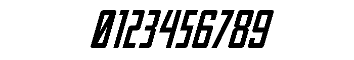 Thunder Nova Spaced Italic Font OTHER CHARS