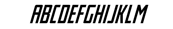 Thunder Nova Spaced Italic FONT