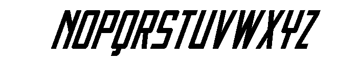 Thunder Nova Super-Italic Font UPPERCASE