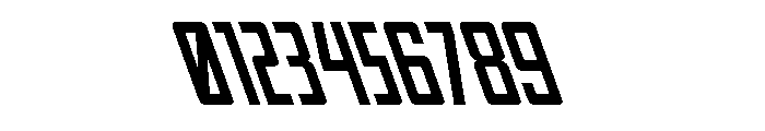 Thunder Nova Super-Leftalic Font OTHER CHARS