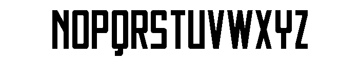 Thunder Nova Font UPPERCASE