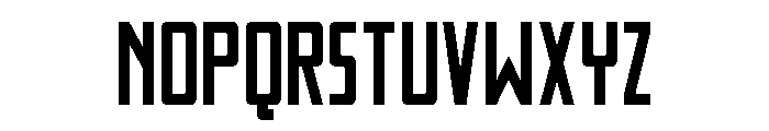 Thunder Nova Font LOWERCASE