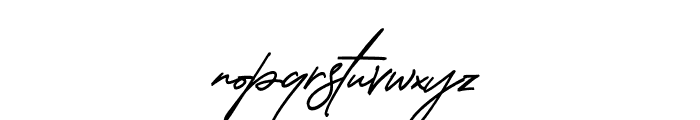Thunder Stone Script Font LOWERCASE