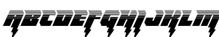 Thunder Titan Halftone Font UPPERCASE