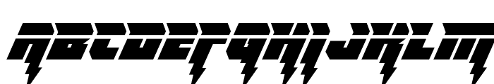 Thunder Titan Laser Font UPPERCASE