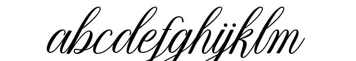ThuressiaScript Font LOWERCASE