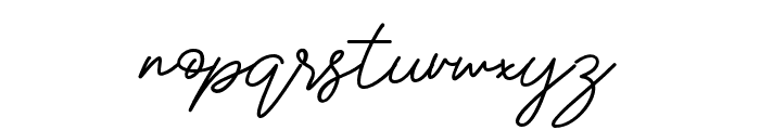 Thursday Script Font LOWERCASE