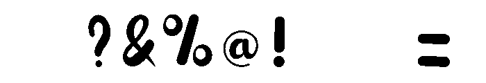 Thyme -Strip Font OTHER CHARS