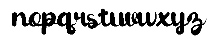 Thyme -Strip Font LOWERCASE