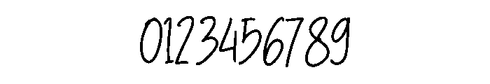 the First1 Font OTHER CHARS