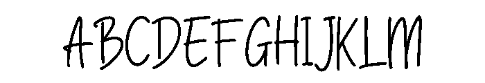 the First1 Font UPPERCASE