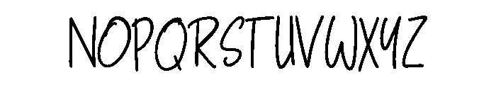 the First1 Font UPPERCASE