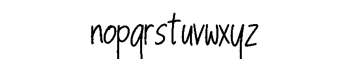 the First1 Font LOWERCASE