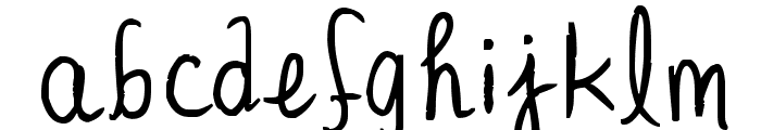 the TOADFROG Font LOWERCASE
