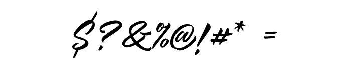 the Woofey Script Font OTHER CHARS