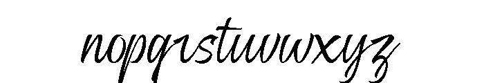 the font1 Font LOWERCASE