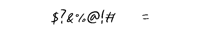 the storyline Font OTHER CHARS