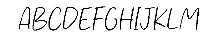 the storyline Font UPPERCASE