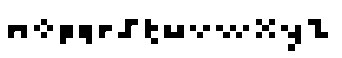 the tiniest font Regular Font LOWERCASE