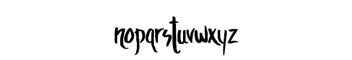 theAmbience Font LOWERCASE