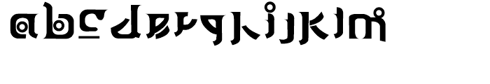 Thai One On Regular Font LOWERCASE