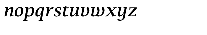 That Medium Italic Font LOWERCASE
