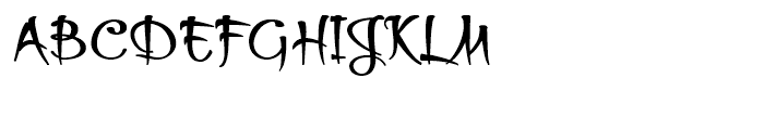 Thaun Black Font UPPERCASE