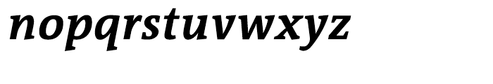 The Antiqua Sun Bold Italic Font LOWERCASE