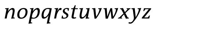 The Antiqua Sun Italic Font LOWERCASE