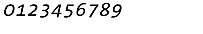The Mix Mono W5 Regular Italic Font OTHER CHARS