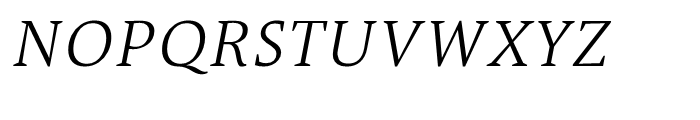 TheAntiqua 3c Light Italic Font UPPERCASE