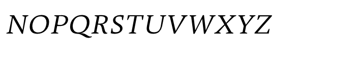 TheAntiqua 3c Light Italic Font LOWERCASE