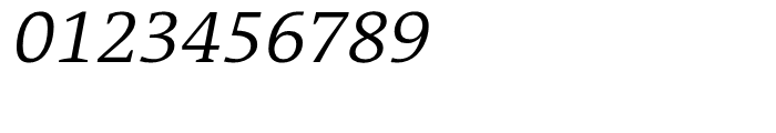 TheAntiqua 4c SemLight Italic Font OTHER CHARS