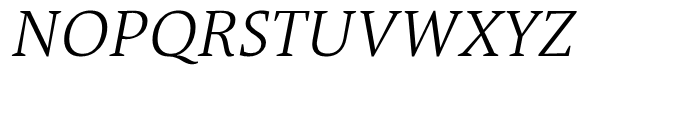 TheAntiquaB C2 Light Italic Font UPPERCASE