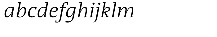 TheAntiquaB C2 Light Italic Font LOWERCASE