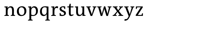 TheAntiquaB C2 Plain Font LOWERCASE