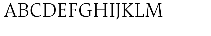 TheAntiquaB C3c Light Font UPPERCASE