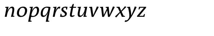 TheAntiquaB C3c Plain Italic Font LOWERCASE