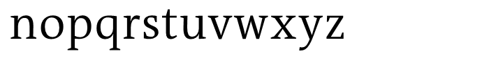 TheAntiquaB C3c SemiLight Font LOWERCASE
