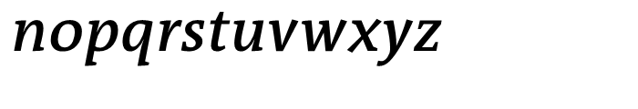 TheAntiquaB E2s plus Phonetic SemiBold Italic Font LOWERCASE