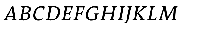TheAntiquaB E3c 5c Plain Italic Font UPPERCASE