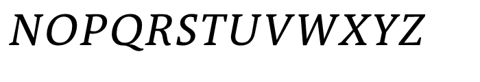 TheAntiquaB E3c 5c Plain Italic Font UPPERCASE