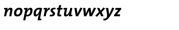 TheMix Bold Italic Font LOWERCASE