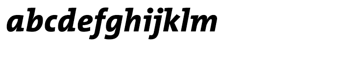 TheMix ExtraBold Italic Font LOWERCASE